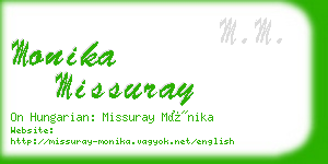 monika missuray business card